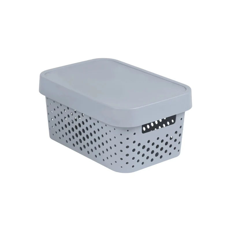 Contenitore traforato Curver Infinity 4.5L con coperchio grigio