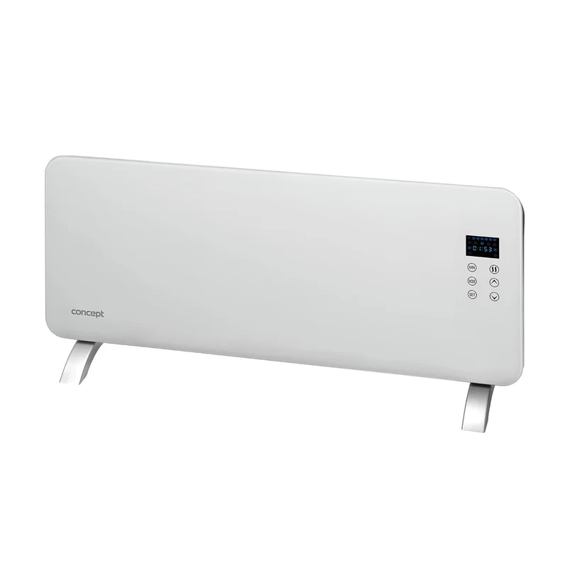 Convettore elettrico temperato in vetro Concept KS4000 bianco