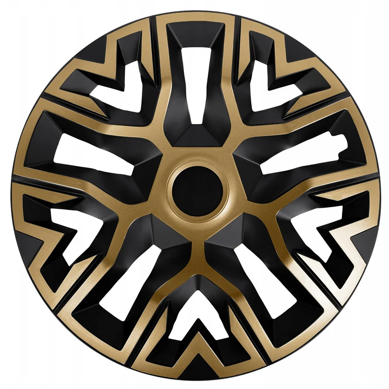 Copricerchi universali da 14'' NRM The Best bicolore oro-nero, 4 pezzi