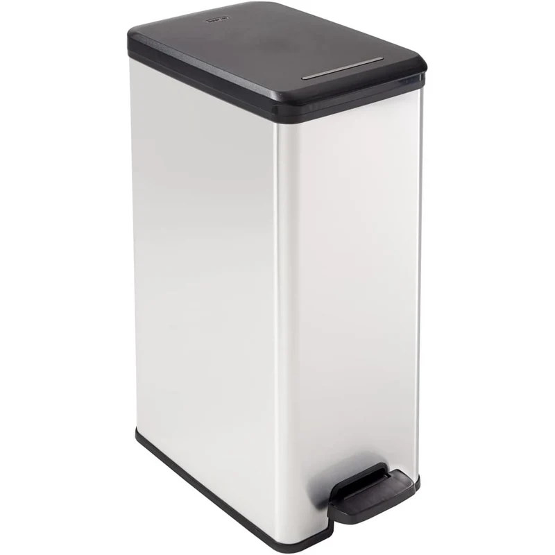 Cestino Curver, Pattumiera con pedale, capacità 40l, Slim Bin