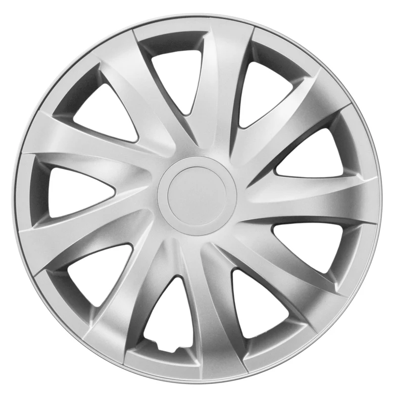 Coprimozzi universali 13'' NRM Draco argento 4 pezzi