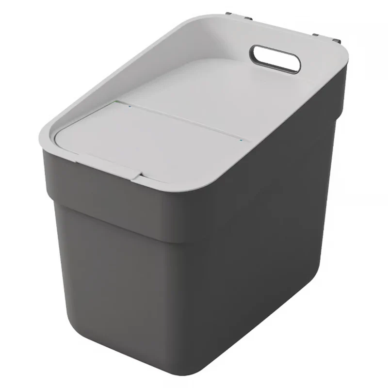 Cestino Curver, per il riciclaggio, 20 litri, grigio scuro, Ready To Collect