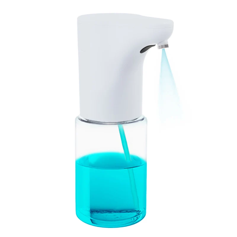 Distributore automatico Promedix, contenitore per saponi liquidi, liquidi disinfettanti, 300 ml, 4xAA, bianco, PR-540 W