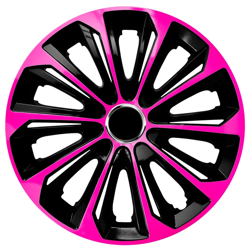 Coprimozzo universale 15'' NRM Extra Strong rosa/nero 1 pezzo