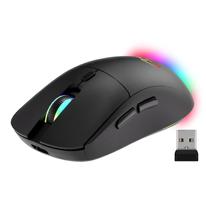 Mouse wireless 2 in 1 (BT/RF) silenzioso e ricaricabile MT1124, Media-Tech