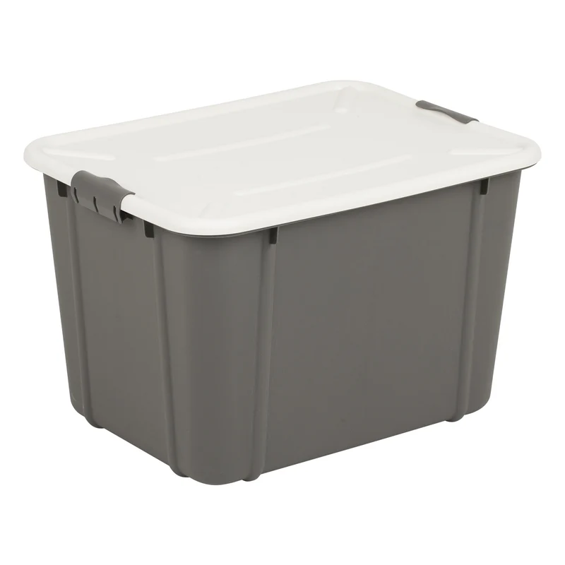 BranQ Velur 30L contenitore con coperchio grigio scuro