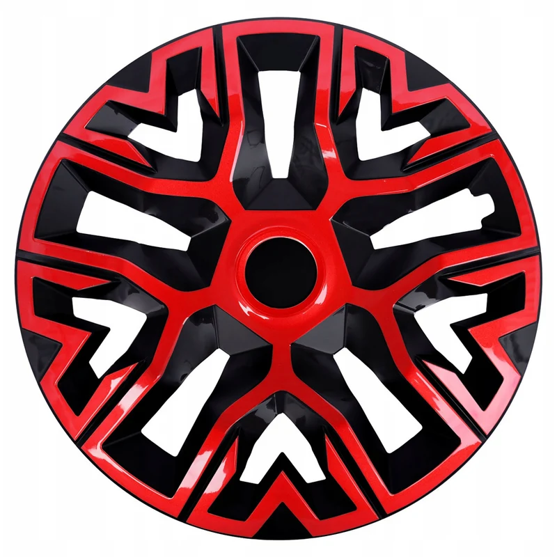 Coprimozzi universali 14'' NRM The Best Bicolore rosso/nero 4 pezzi