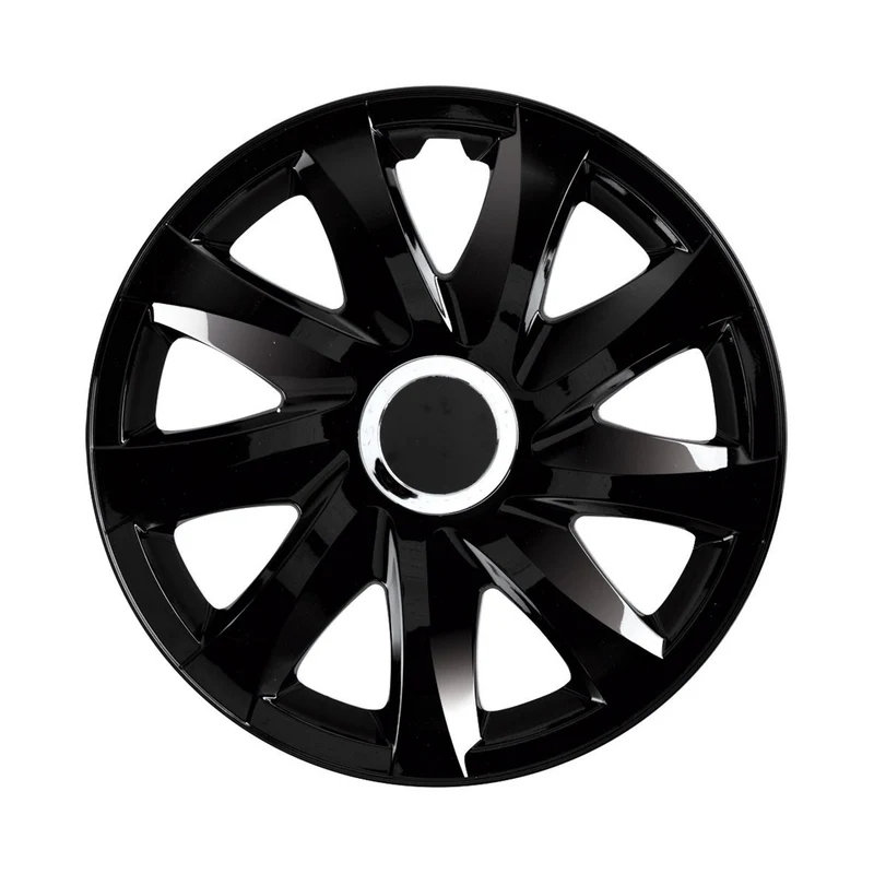 NRM Drift 15" coprimozzo universale nero a pressione 1 pezzo