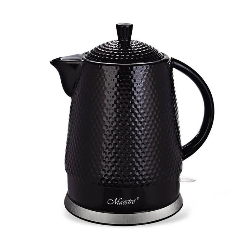 Bollitore in ceramica Maestro, capacità 1,5 l, 1500 W, nero, MR069
