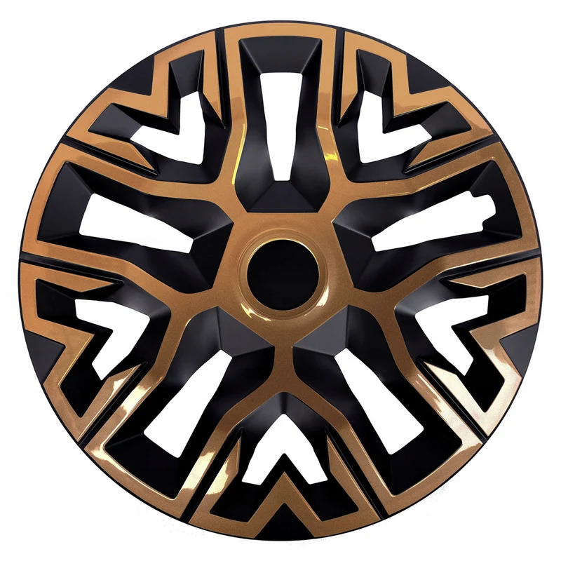 Coprimozzi universali 14'' NRM The Best Bicolor rame-nero 4 pezzi