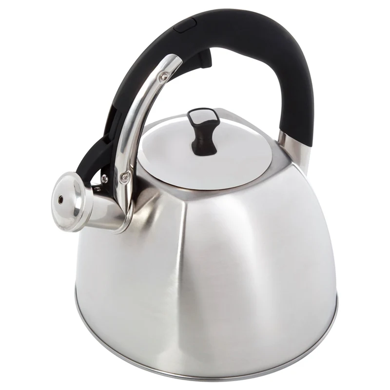 Maestro MR-1333-S Bollitore d'acqua con coperchio e fischio 2.2L di alta qualità in acciaio inossidabile che fischia Fornello a induzione Tea Kettle