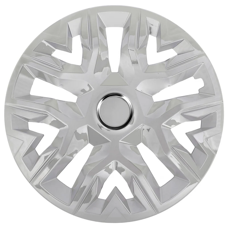 Copricerchio universale da 15'' NRM Perfecto, verniciato argento, 1 pezzo