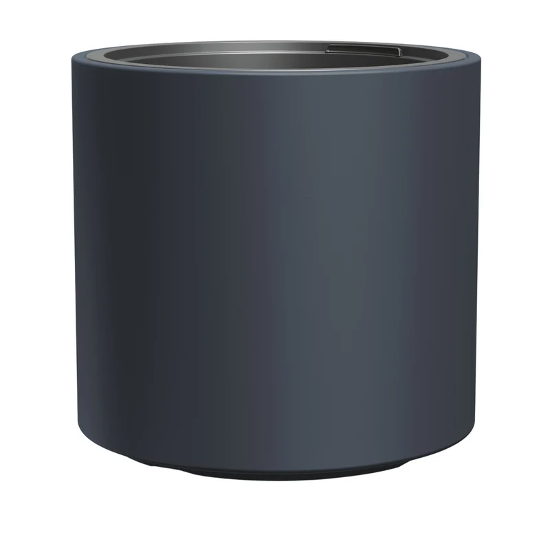 Vaso da fiori Prosperplast, con inserto, altezza 45 cm, antracite, Heos