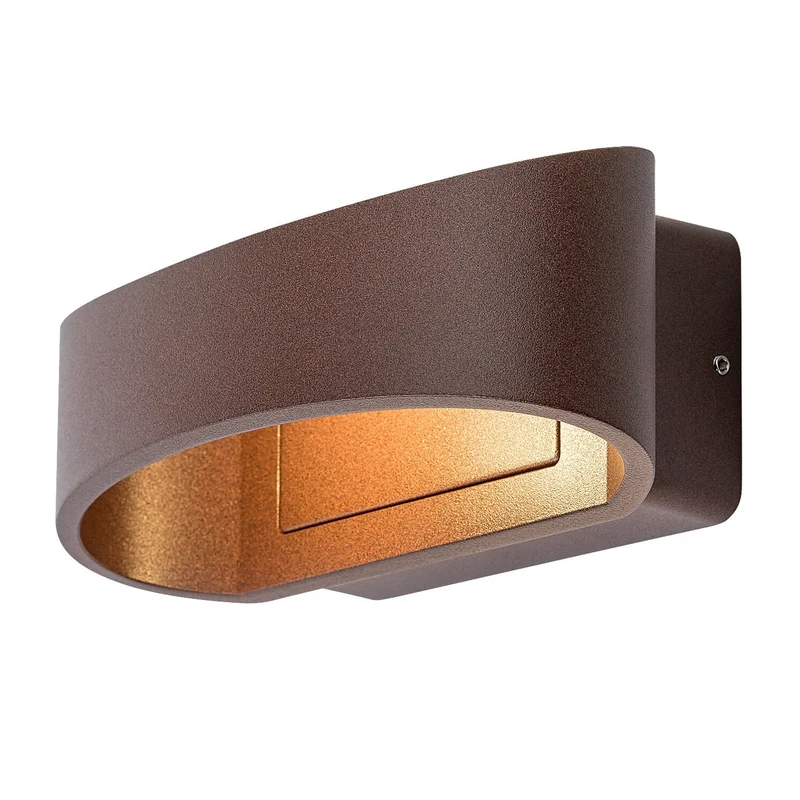 Lampada da parete per esterni Rabalux Gerla, marrone, LED 9 W, IP54, 3000 K, 77180