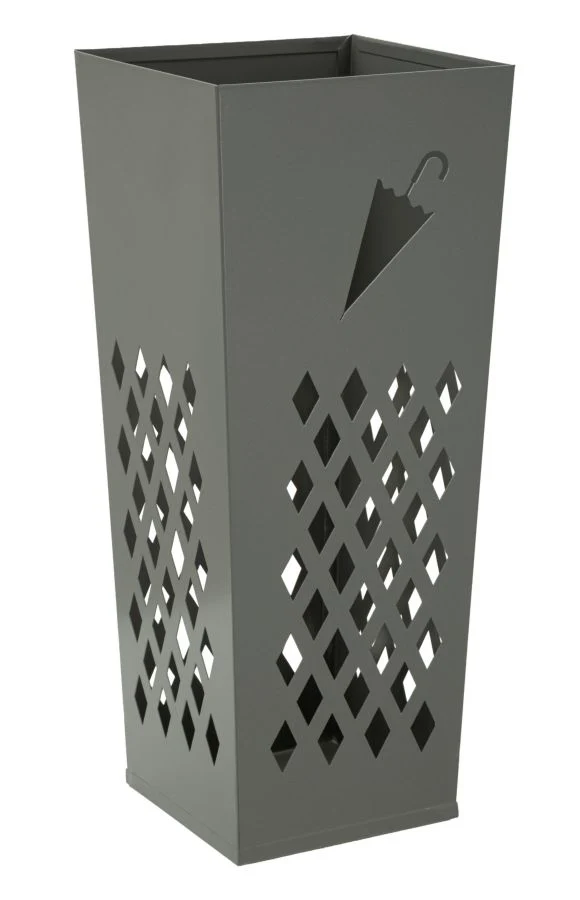 Portaombrelli Umbrella 19x19x48 cm in Metallo Grigio