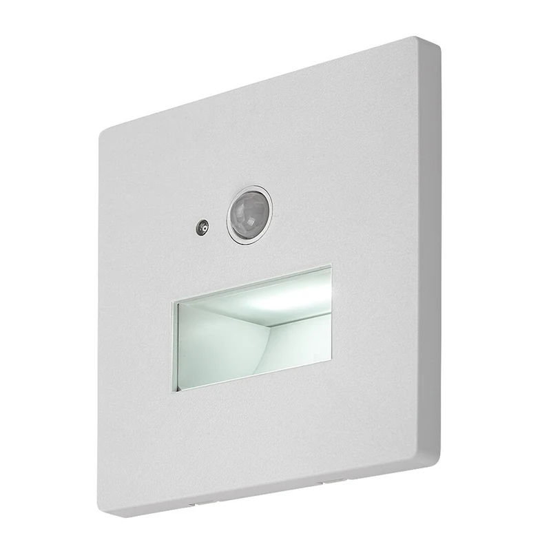 Lampada Lunca LED 1 W IP20 bianca 3000, 4500, 6500 K con sensore di movimento e sensore di luce, 77198