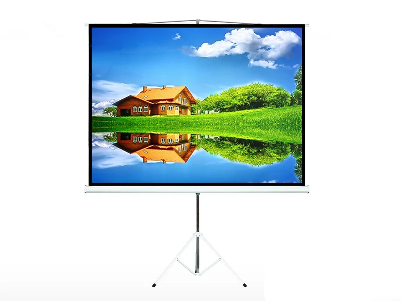 Schermo di proiezione su supporto 112", 1:1, 200x200 Maclean MC-680