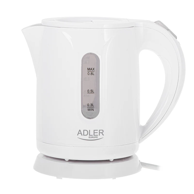 Bollitore elettrico senza fili Adler, capacità 0,8 L, potenza 850 W, AD1371
