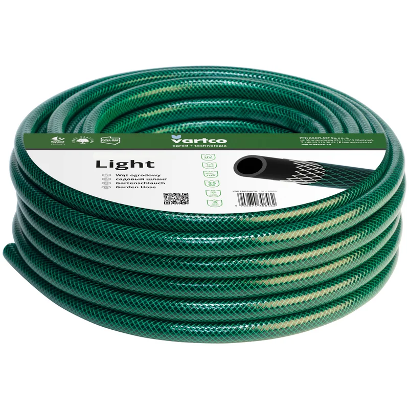Vartco Light 3/4" 10m tubo flessibile da giardino a 3 strati