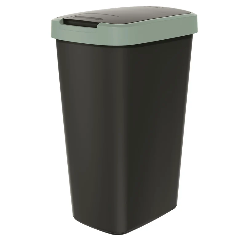 Keden COMPACTA Q Cestino per rifiuti con sportello- verde chiaro 45l