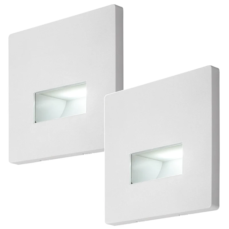 Lampada Lunca LED 1 W, IP20, bianca, temperatura di colore regolabile a 3000, 4500, 6500 K, 77196, 2 pezzi