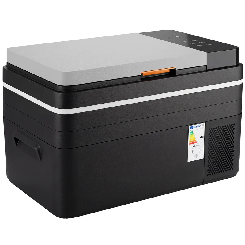 Frigorifero Portatile 62,3x37,8x37 cm Capienza 30L con Compressore e Controllo App in ABS Nero