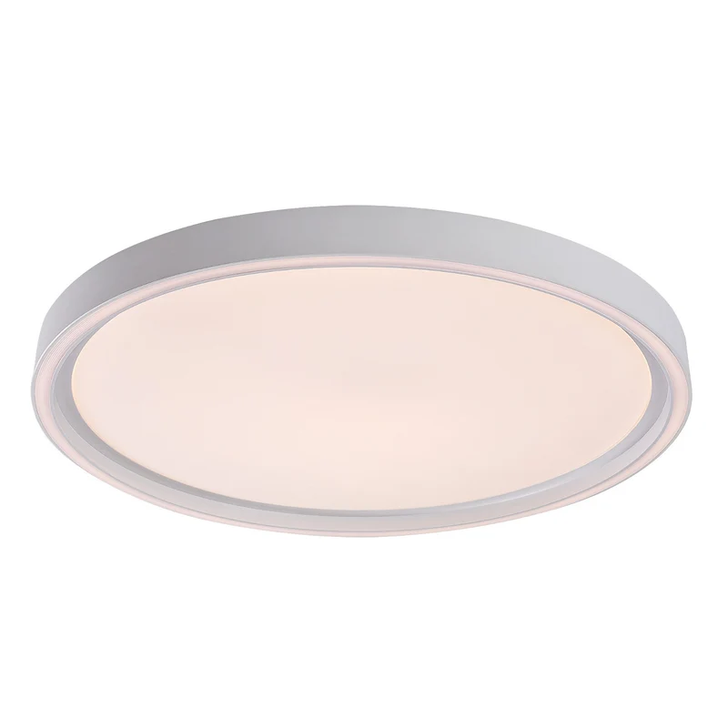 Lampada da soffitto Rabalux Zerina, 31 W, IP40, bianca, 3000-6500 K, funzione memoria, con telecomando, funzione timer, effetto luce notturna, 75086