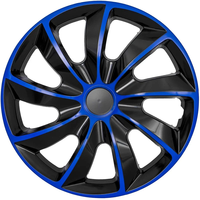 NRM QUAD BICOLORE BLU NERO coprimozzi da 17 - 4 pezzi
