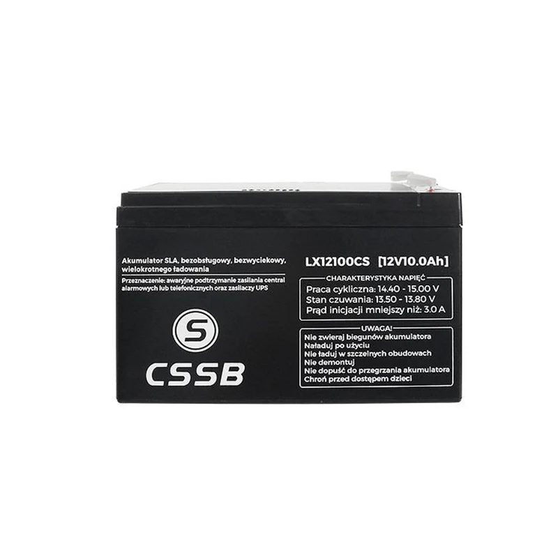 Batteria al gel 12V 10Ah LX12100 LAMEX tecnologia STARLIGHT