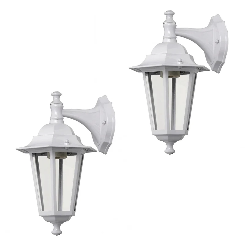 Lampada da esterno Velence Rabalux 8201 bianca E27 max 60 W, stile classico, 2 pezzi