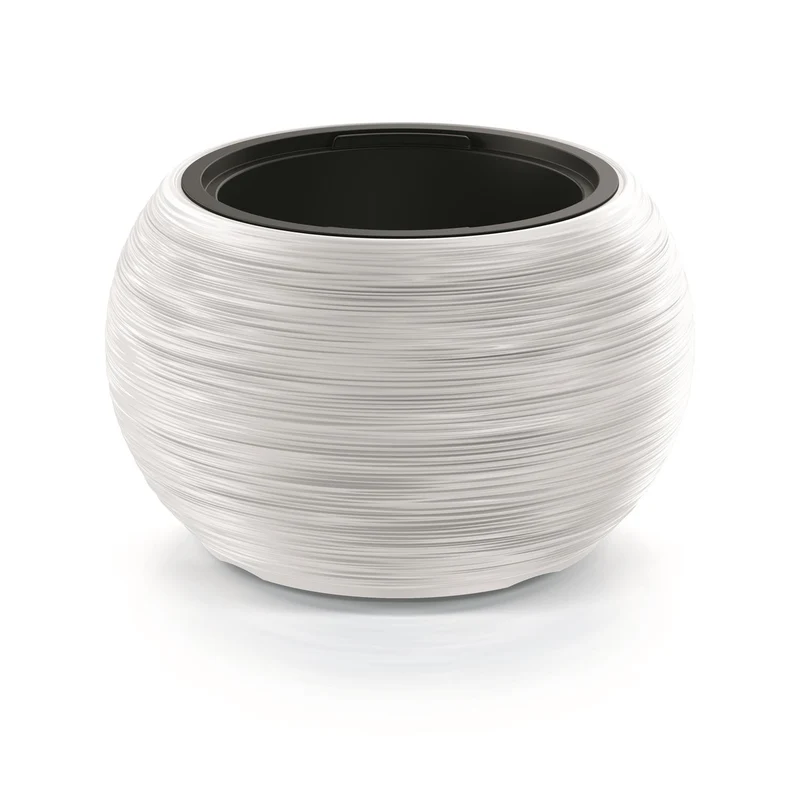 Prosperplast Furu Bowl DBFUK440-S449 vaso ovale con inserto - bianco