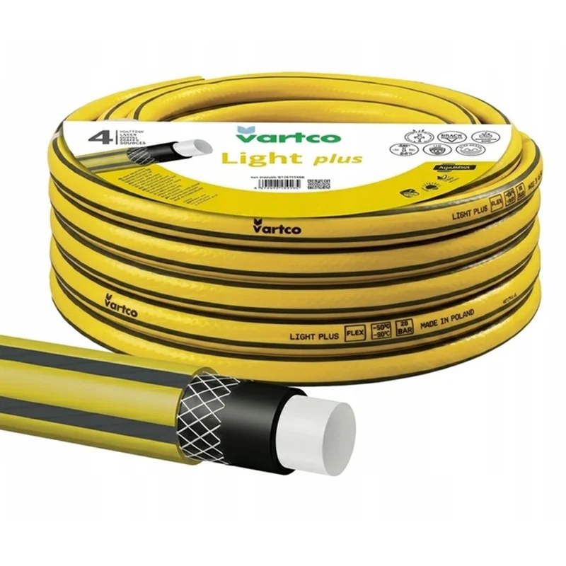 Tubo da giardino Vartco Light Plus 3/4" 50 m a 4 strati