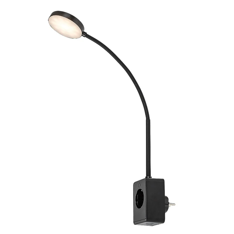 Applique Rabalux Tivro, LED 4 W, nera, IP20, 3 opzioni di temperatura di colore: 3000, 4000, 6000, 71284