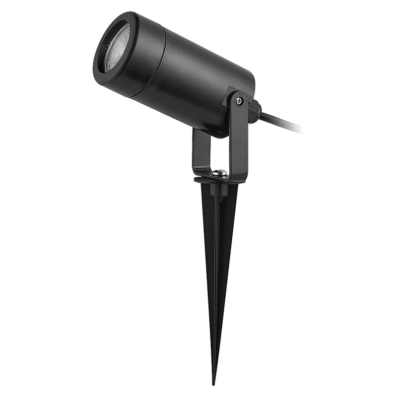 Lampada da terra Rabalux Krobia, IP65, colore nero, attacco GU10, max 4 W, 7814