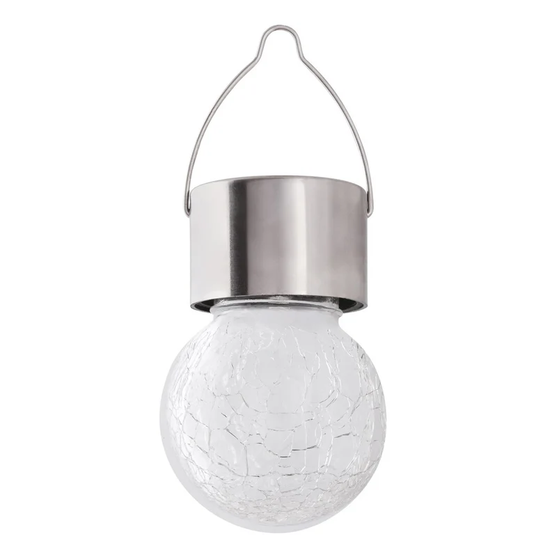 Lampada solare Rabalux Yola, 1 lm, IP44, colore cromo satinato, LED 0,06 W, 7850