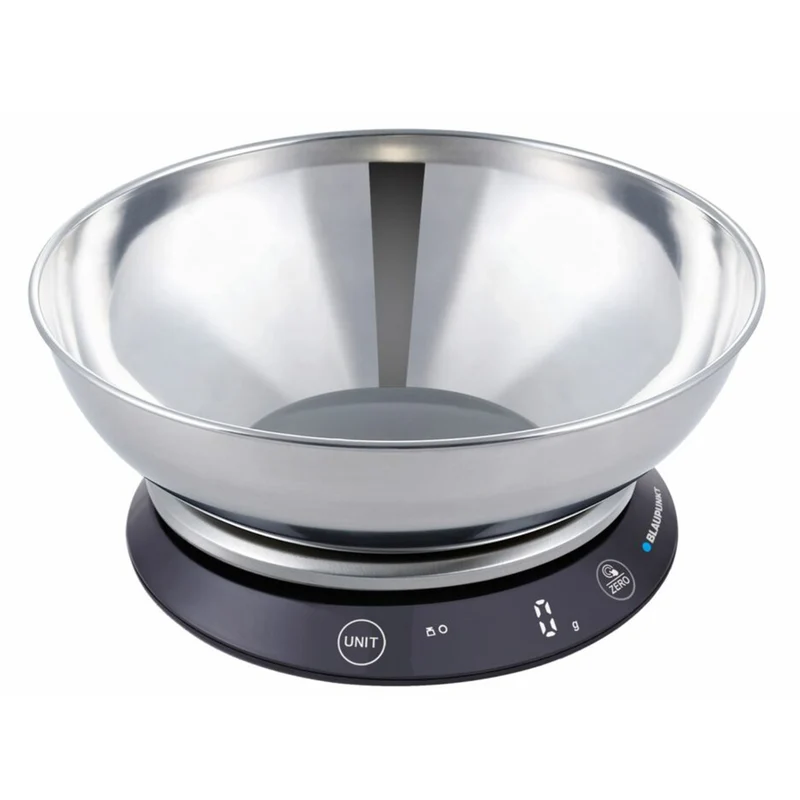 Blaupunkt FKS602 Bilancia elettronica da cucina con vasca in acciaio