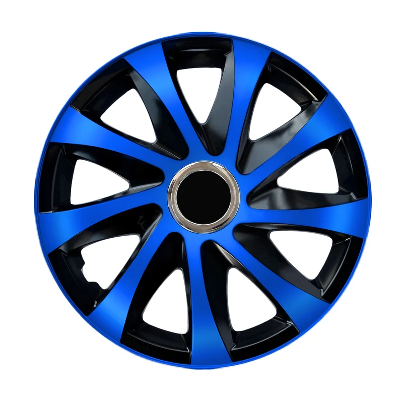 Coprimozzi universali 15" NRM DRIFT Extra blu/nero 4 pezzi