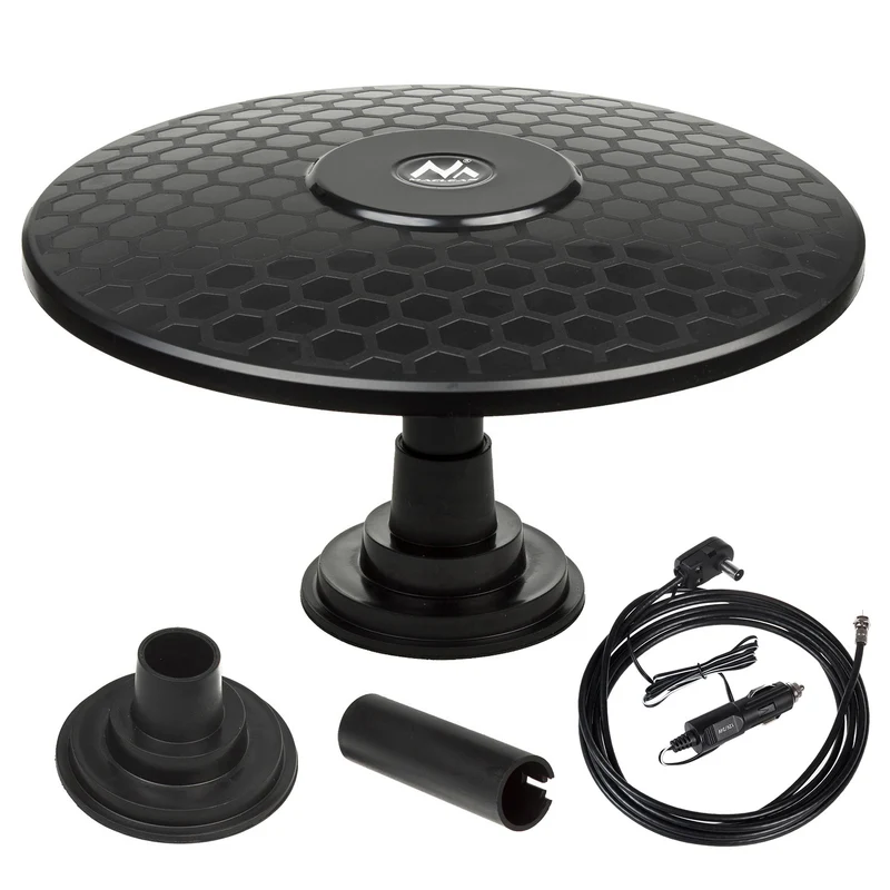 Antenna attiva omnidirezionale DVB-T Maclean MCTV-945 12 / 24V magnetica