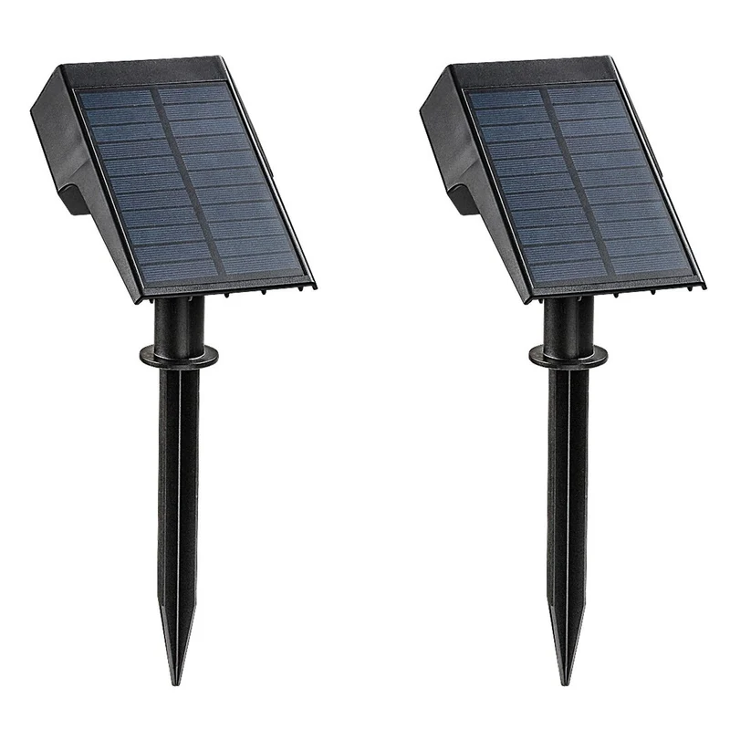 Lampada solare Rabalux Nantes, 50 LM IP65, nera, LED 0,5 W, 77088, 2 pezzi