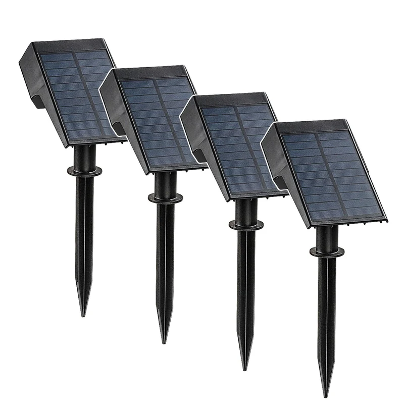 Lampada solare Rabalux Nantes, 50 LM IP65, nera, LED 0,5 W, 77088, 4 pezzi