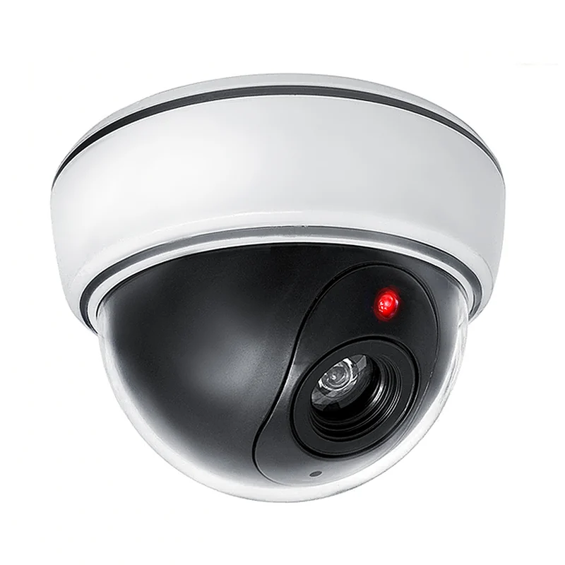 Falsa Dummy Camera Sorveglianza a Cupola del CCTV con Luce Led