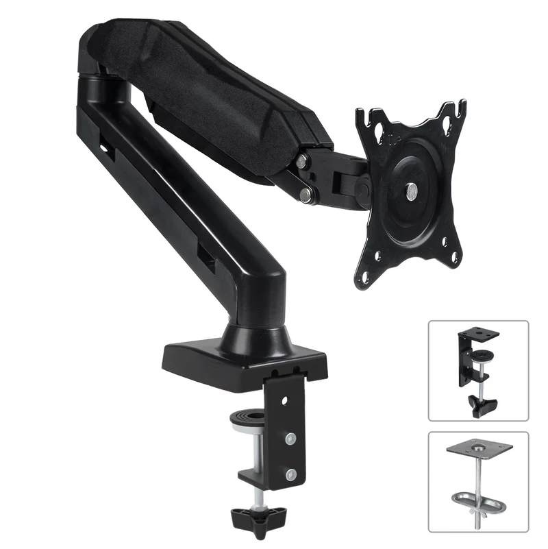 Supporto per monitor nero Maclean MC-860 13"-27" 8kg