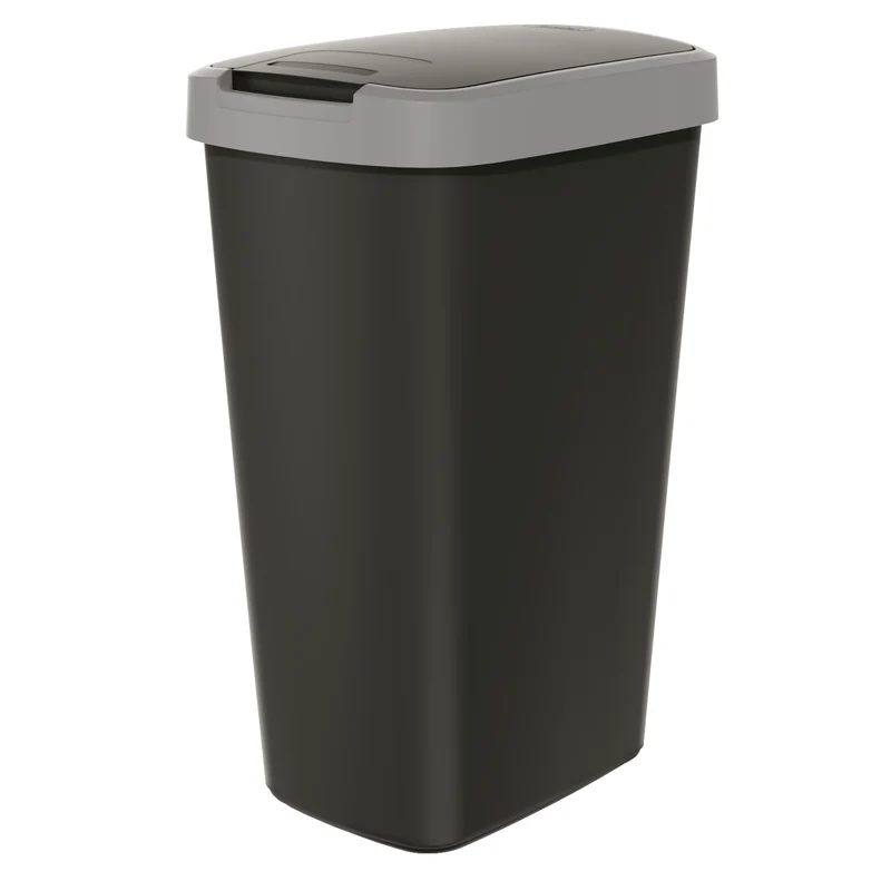 Keden COMPACTA Q Cestino per rifiuti con sportello - grigio 45l