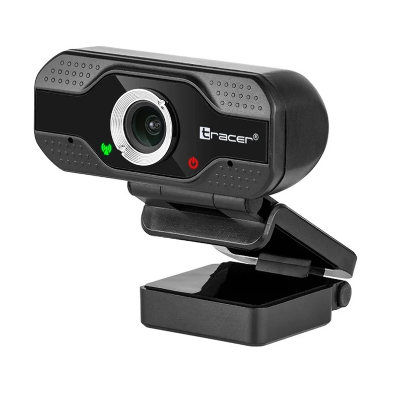Tracer WEB007 Webcam USB con microfono FullHD 30 fps Campo visivo 120 ° Correzione della luce Videocamera streaming home office ...