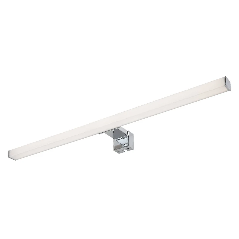 Lampada da bagno Rabalux, potenza 9 W, bianco naturale 4000 K, IP44, cromata, Oliro