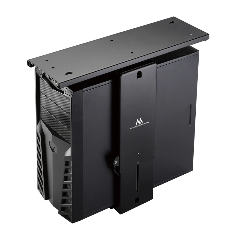 Maclean MC-885 B supporto per computer nero regolabile max. 10kg.