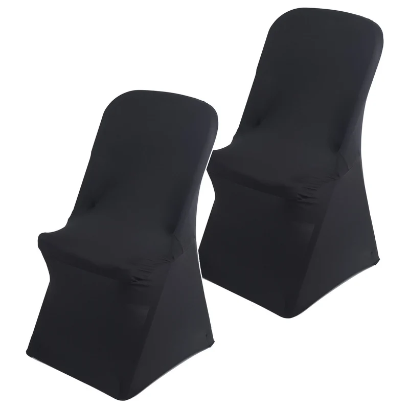 Fodera per sedia da catering nera GreenBlue, 88x50x45 cm, spandex, GB373, 2 pezzi