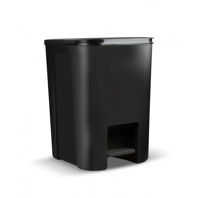 Pattumiera Practic, con pedale, nera, 25l, 10104699