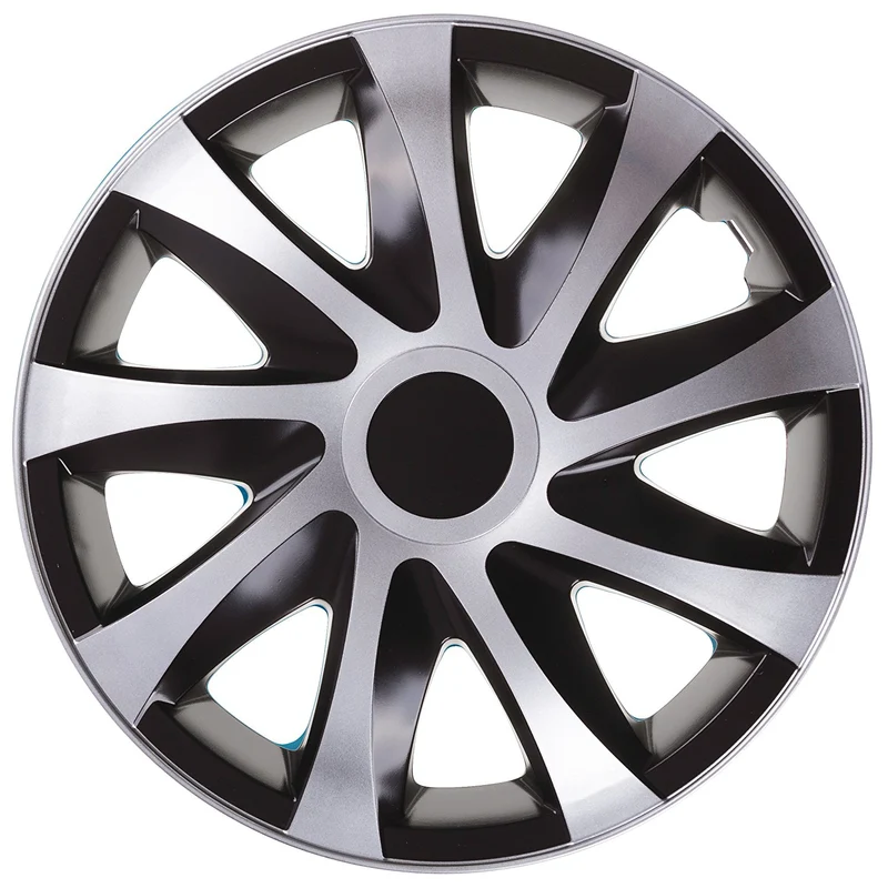 Set di 4 corpricerchi DRACO CS 14" argento nero