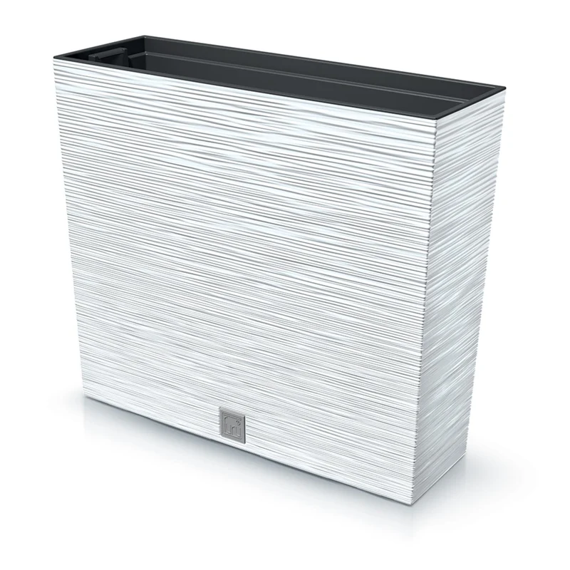 Prosperplast Furu Case T Fioriera con inserto T DFC600T-S449 - Bianco